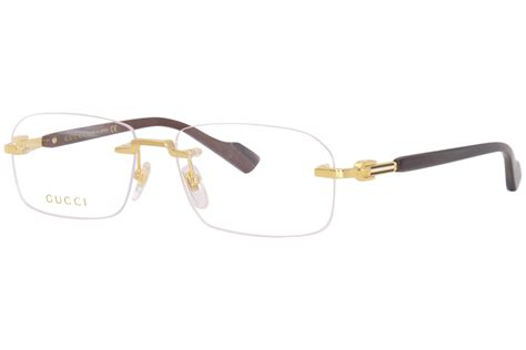 gucci rimless glasses for men|Gucci men's designer glasses frames.